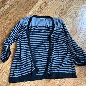 Studio Works Black Gray Cardigan Women’s Large
